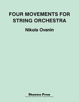 Four Movements for String Orchestra Orchestra sheet music cover